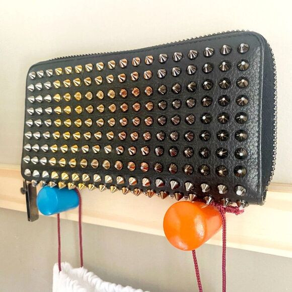 Christian Louboutin Panettone Multishade Metallic Zippy Long Wallet w/ Dust Bag - Picture 2 of 15